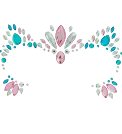 Bijoux Visage Licorne – Strass Visage Enfant
