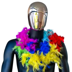 Boa en Plumes Multicolore - 180 cm