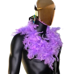 Boa en Plumes Parme - 180 cm