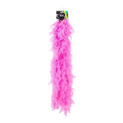 Boa en Plumes Rose Clair - 180 cm
