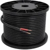 Bobine de Câble DMX 100 mètres, 6mm, couleur noir - 2 conducteurs + blindage