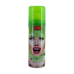 Bombe Spray cheveux, vert fluo, 125 ml