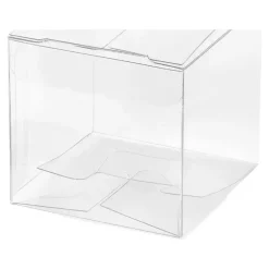 Boîtes carrées, transparentes, 5x5x5cm lot de 10
