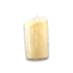 Bougie blanche à LED 9cm