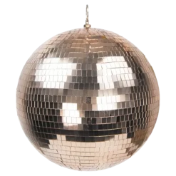 Boule à Facettes Disco Or Rose - 30cm