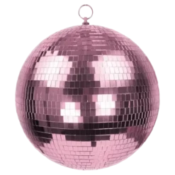 Boule à Facettes Disco Rose - 20cm