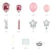 Bouquet de Ballons Géant - Chiffre 1 Rose - 90x140cm
