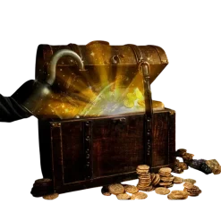 Bourse Pirate avec 12 Pièces de Monnaie – Accessoire Trésor Déguisement Pirate