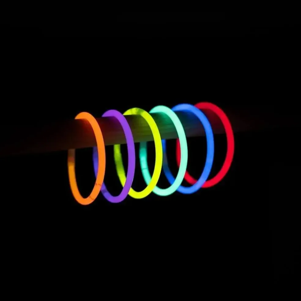 Bracelet Fluo Multicolore - Lot de 100