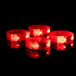 Bracelet Lumineux Rythmé - ROUGE