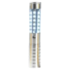 Bâton LED Bouteille VIP Argent avec Laser Rouge – 24 cm