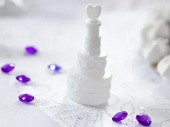 Bulles de savon Pièce montée – lot de 24 tubes pour mariage, baptême et célébration