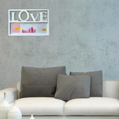 Cadre "LOVE" Blanc