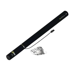 Canon à confettis électrique 80cm - Argent Métallique
