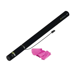 Canon à confettis électrique 80cm - Rose Fluo