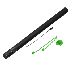 Canon à confettis électrique Streamer Vert 80 cm
