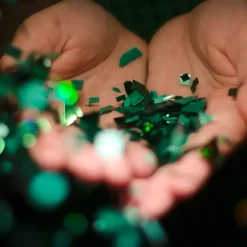 Canon à confettis électrique vert 80 cm
