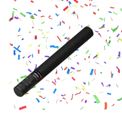 Canon à confettis manuel multicouleur 50 cm Magic FX