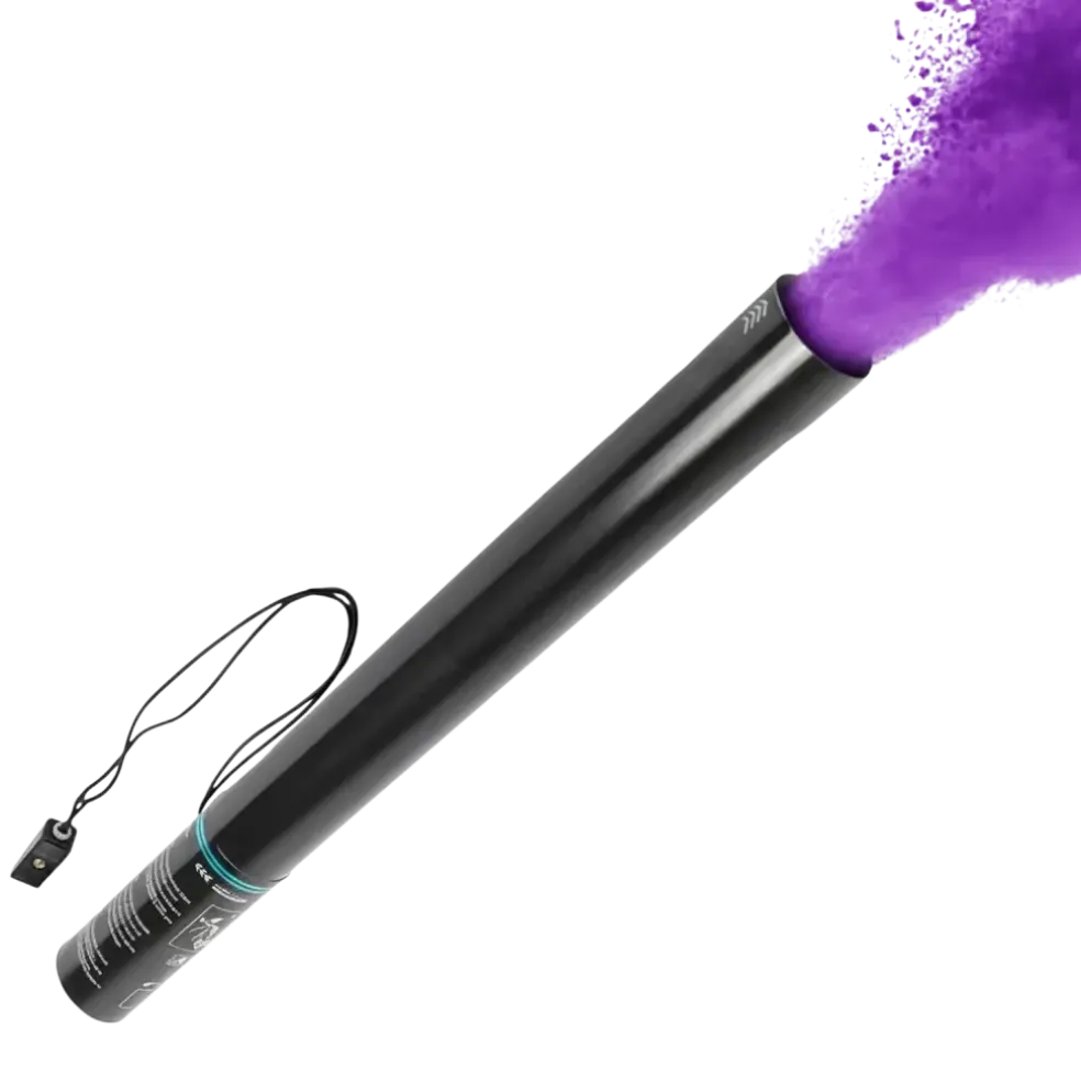 Canon à poudre Holi électrique 80 cm - Violet