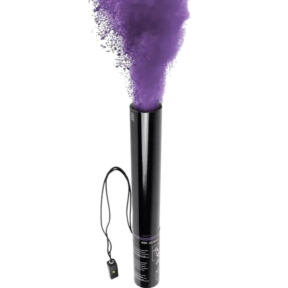 Canon à poudre Holi électrique 40 cm - Violet