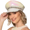 Casquette Sandy Candy Blanche – Casquette à Paillettes Réversibles Fête & Festival