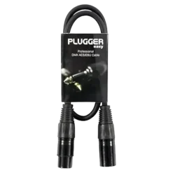 Câble DMX XLR Femelle 3b - XLR Mâle 3b 60cm Easy - Plugger