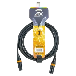 Câble DMX XLR Mâle/Femelle 3m