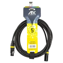 Câble DMX XLR Mâle/Femelle 5m