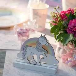 Centre de Table Licorne Rose