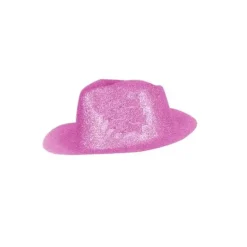 Chapeau Borsalino Paillette Rose