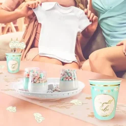 Chemin de table Doré "Mon petit bébé"