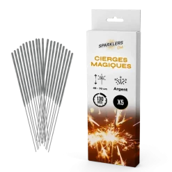 Cierges magiques pack de 5 (GEANT)
