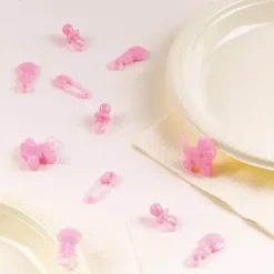 Confettis de Table Baby Shower Fille (Lot de 25)