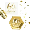 Confettis de Table Chiffre 60 Or 15 g – Décoration Anniversaire 60 Ans