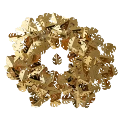 Confettis forme feuille couleur Or (15gr)