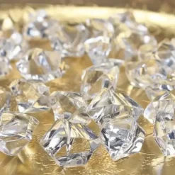 Confettis Pierre Cristal - Transparent - 25x21mm - Lot de 50