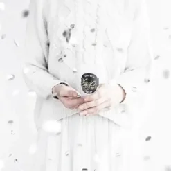 Confettis push pop argent
