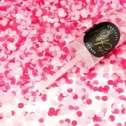 Confettis push pop rose