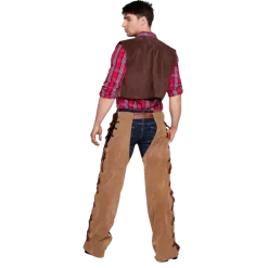 Costume Cowboy Homme Bruce 50/52 – Déguisement Western Adulte