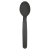 Cuillère incassable PP Gris Anthracite - Lot de 6