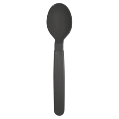 Cuillère incassable PP Gris Anthracite - Lot de 6