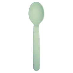 Cuillère incassable PP Vert Pastel - Lot de 6