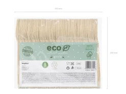 Cuillères en bois 16 cm – lot de 100 couverts jetables pour réception et événement