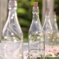 Décoration LED Bouteille avec bouchon
