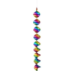 Décorations Spirales Arc-en-ciel (lot de 4)