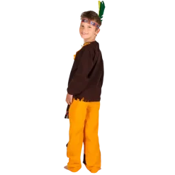 Déguisement Indien Garçon Marron 10-12 Ans – Costume Far West Enfant