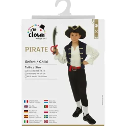 Déguisement Pirate Garçon 7-9 Ans – Costume Pirate Enfant
