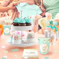 Duo de Confettis de table "Mon petit Bébé" Bleu
