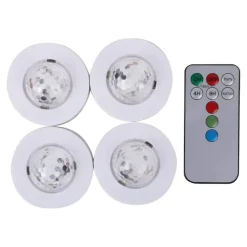 Effet de Lumière ASTRO LED RGBW - Pack de 4
