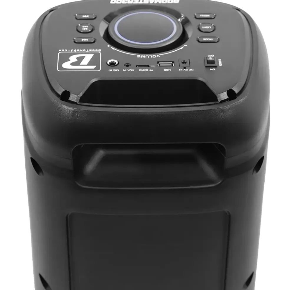 Enceinte portable sur batterie 'BOOMaster 300' – 250W avec Bluetooth, LED
